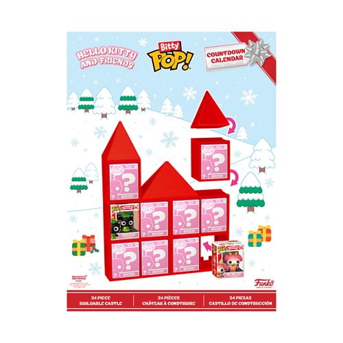 Hello Kitty and Friends countdown calendar buildable castle display