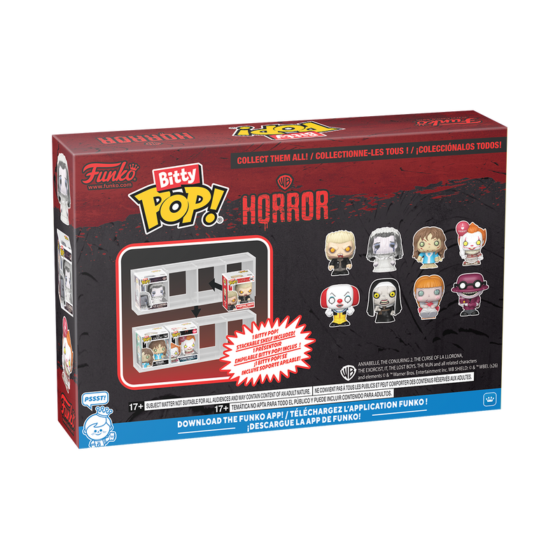 Warner Bros. Horror Bitty Pop! 4-Pack Series 1 back