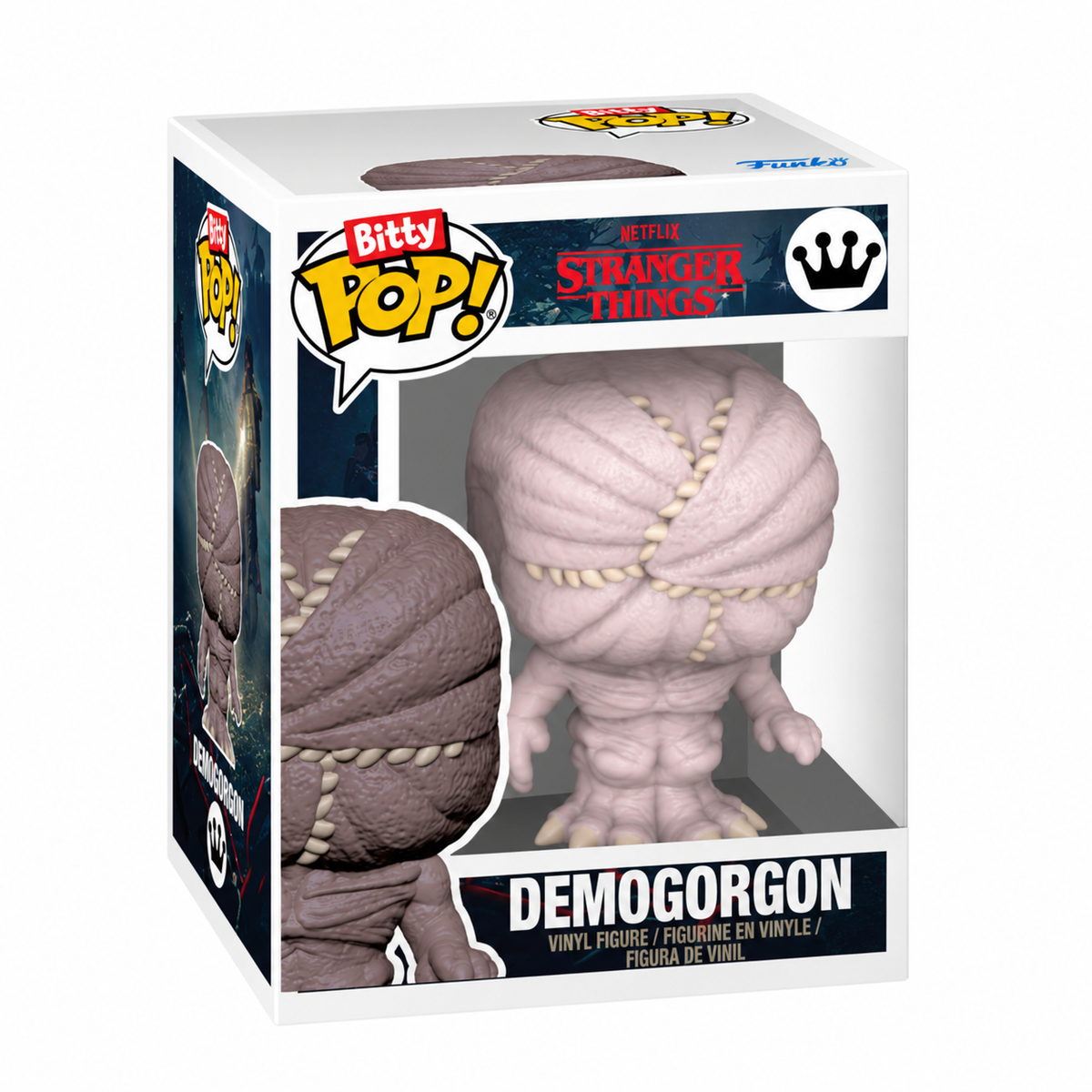 Demogorgon (Closed Face) Stranger Things Bitty Pop reference artwork; listing is open with no packaging