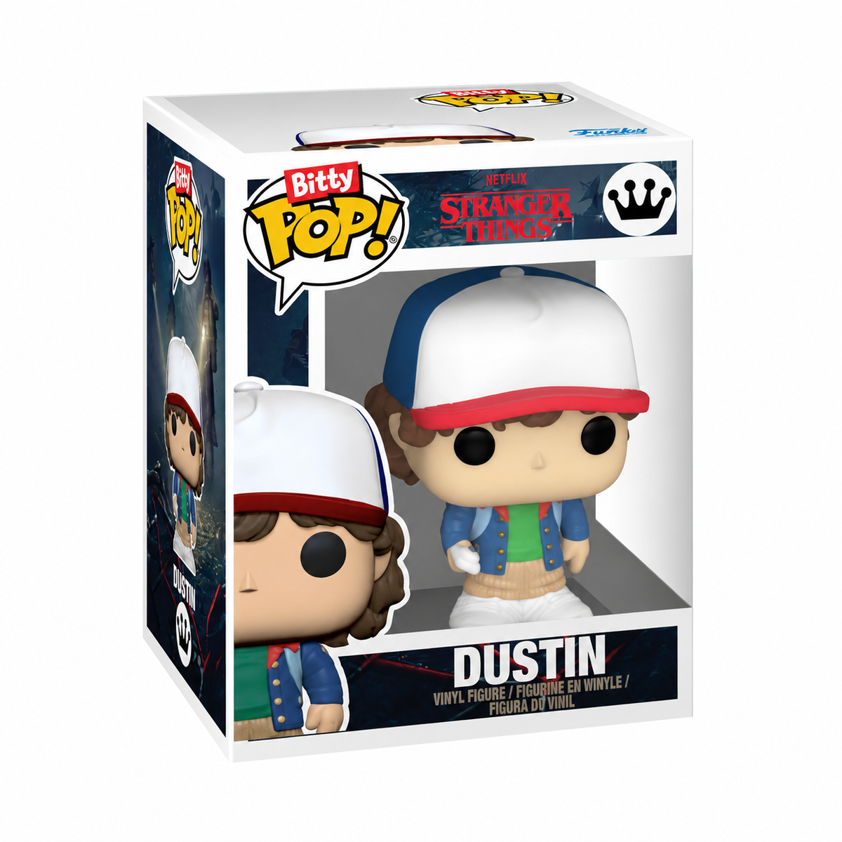 Dustin Stranger Things Bitty Pop reference artwork; listing is open with no packaging